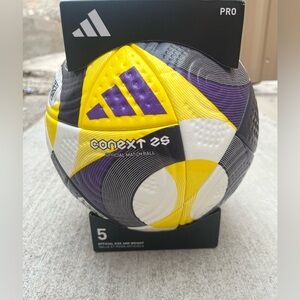 Adidas Conext 25 PRO FIFA Official Match Soccer Ball (JH1273) Size 5 Bundle